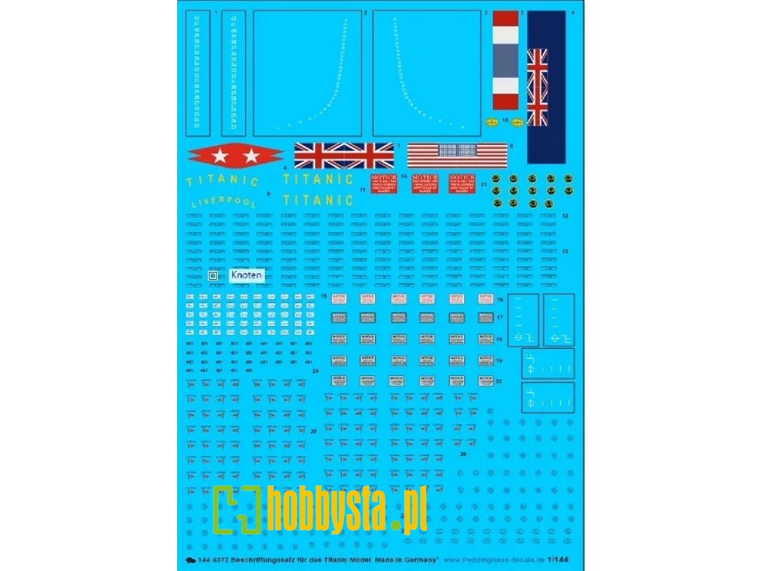Decals For The Titanic Model - image 1