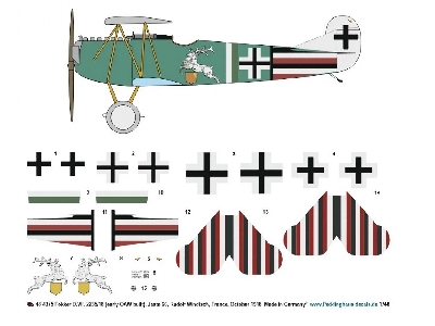 Fokker D.Vii, 2235/18 (Early Oaw Built), Jasta 66, Rudolf Windisch, France, October 1918 - image 1