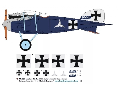 Albatros D.I, S.435/16, Jasta 1, Hans Bethge, France, October/November 1916 - image 1