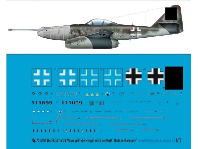 Me 262 A-1a/U4 Major Wilhelm Herget With 5cm Kwk, München-riem, April 1945 - image 1