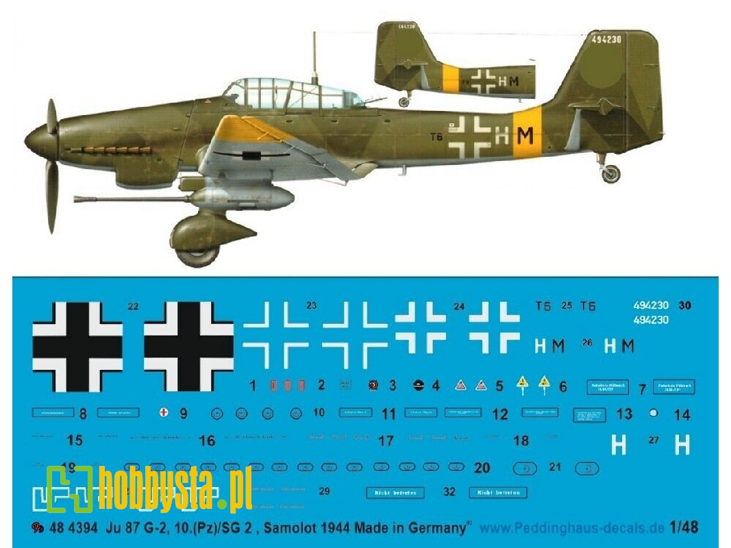 Ju 87 G-2, 10.(Pz)/Sd 2, Samolot 1944 - image 1