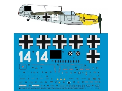Me 109 E-7 W. Nr 5094 Hans Joachim Marseile Lg 2 23.09.1940 Shot Down By R. S. Tuckl - image 1