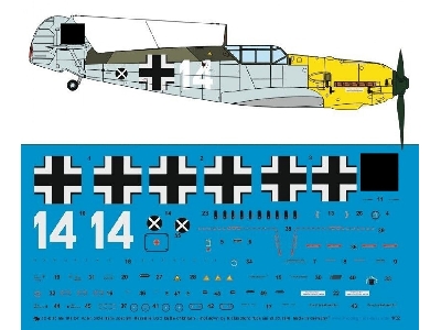 Me 109 E-7 W. Nr 5094 Hans Joachim Marseile Lg 2 23.09.1940 Shot Down By R. S. Tuckl - image 1