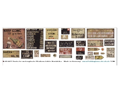 German And English Road Signs North Africa - image 1