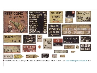 German And English Road Signs North Africa - image 1