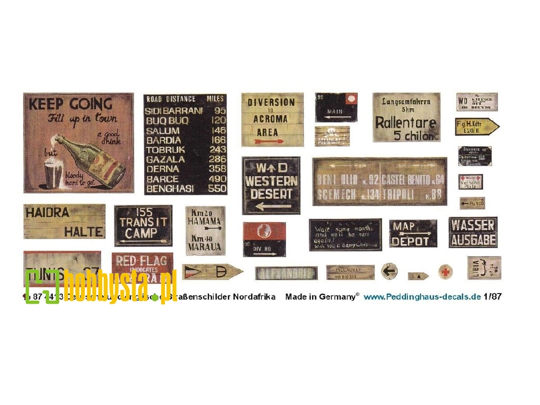 German And English Road Signs North Africa - image 1