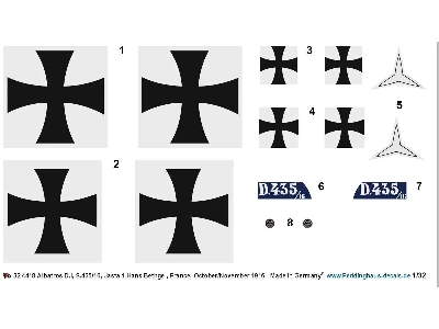 Albatros D.I, S.435/16, Jasta 1, Hans Bethge, France, October/November 1916 - image 1