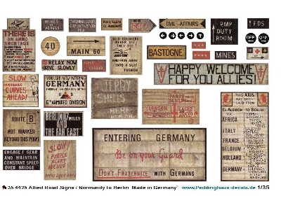 Allied Road Signs / Normandy To Berlin - image 1