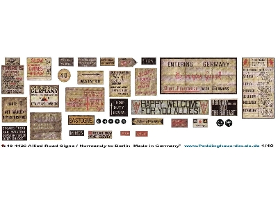 Allied Road Signs / Normandy To Berlin - image 1