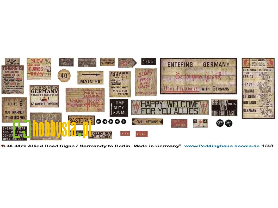 Allied Road Signs / Normandy To Berlin - image 1