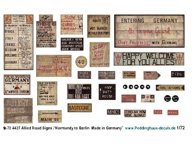 Allied Road Signs / Normandy To Berlin - image 1