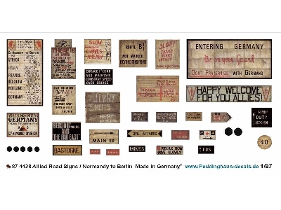 Allied Road Signs / Normandy To Berlin - image 1
