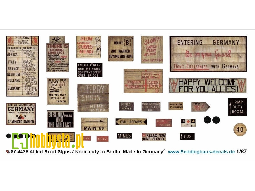 Allied Road Signs / Normandy To Berlin - image 1