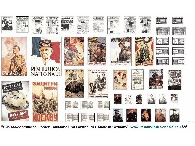 Newspapers, Posters, Building Plans And Portraits - image 1