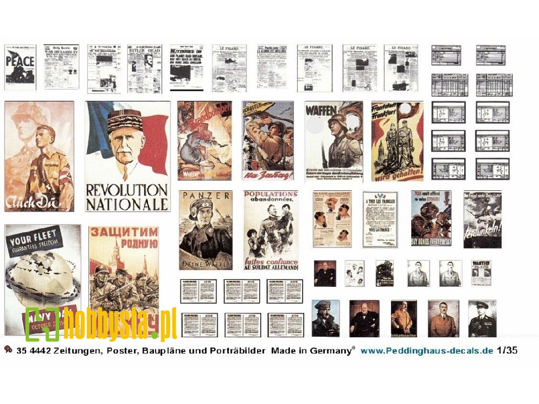 Newspapers, Posters, Building Plans And Portraits - image 1