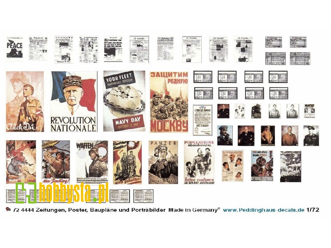 Newspapers, Posters, Building Plans And Portraits - image 1