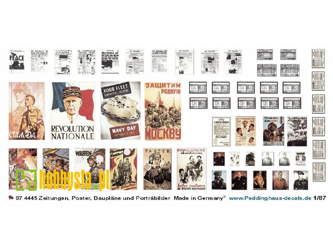 Newspapers, Posters, Building Plans And Portraits - image 1