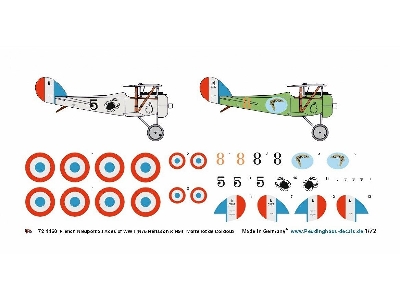 French Nieuport 24 Aces Of Wwi (N75 Hérisson & N94  Martenot De Cordoux) - image 1