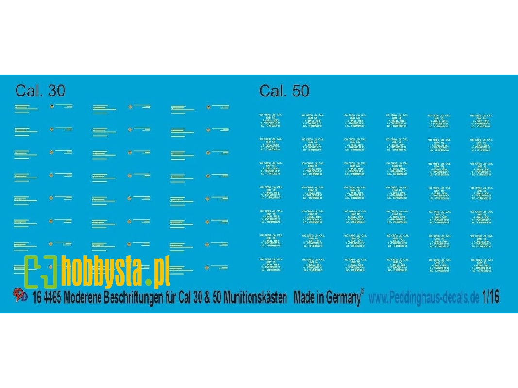 Modern Markings For Cal 30 & Cal 50 Ammunition Boxes - image 1