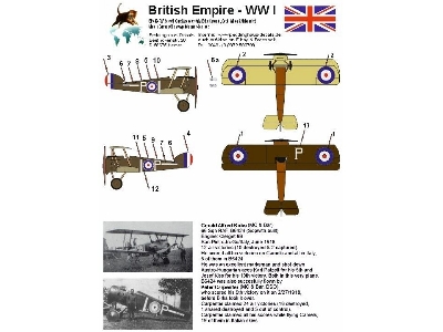 Sopwith Camel Gerald Alfred Birks / Peter Carpenter, Sidney Joseph Cottle / Percy Wilson / Josef Eskill Hallonquist - image 1