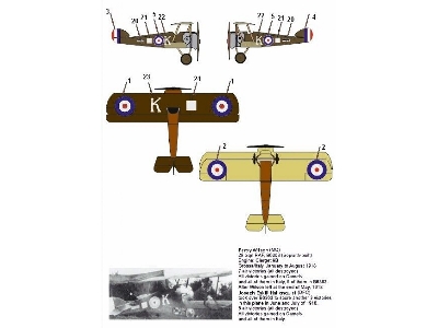 Sopwith Camel Gerald Alfred Birks / Peter Carpenter, Sidney Joseph Cottle / Percy Wilson / Josef Eskill Hallonquist - image 3