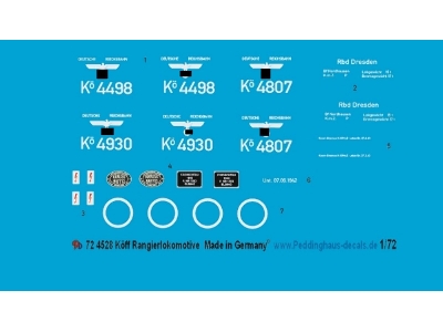 Köff Small Dieselengine Decals - image 1