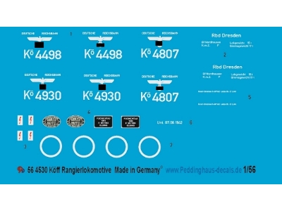Köff Small Dieselengine Decals - image 1