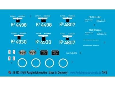 Köff Small Dieselengine Decals - image 1