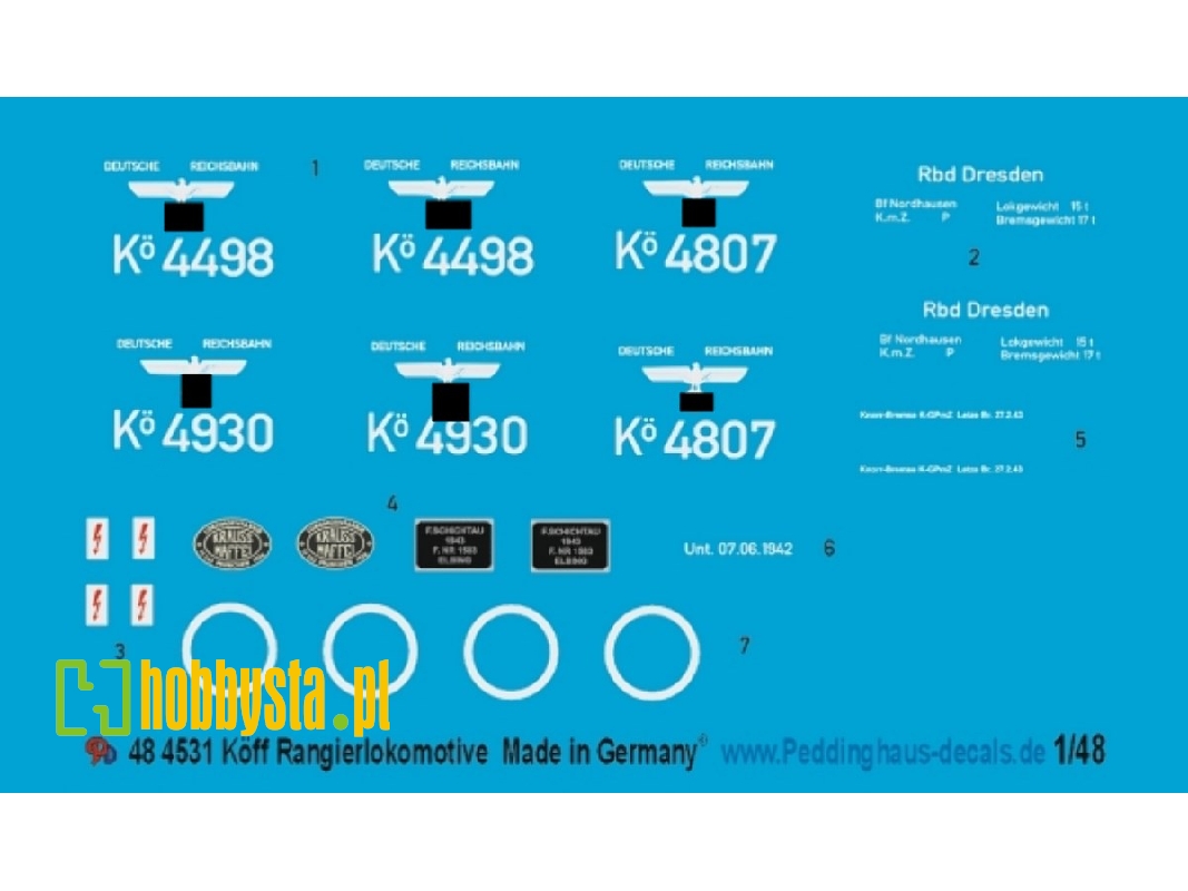 Köff Small Dieselengine Decals - image 1