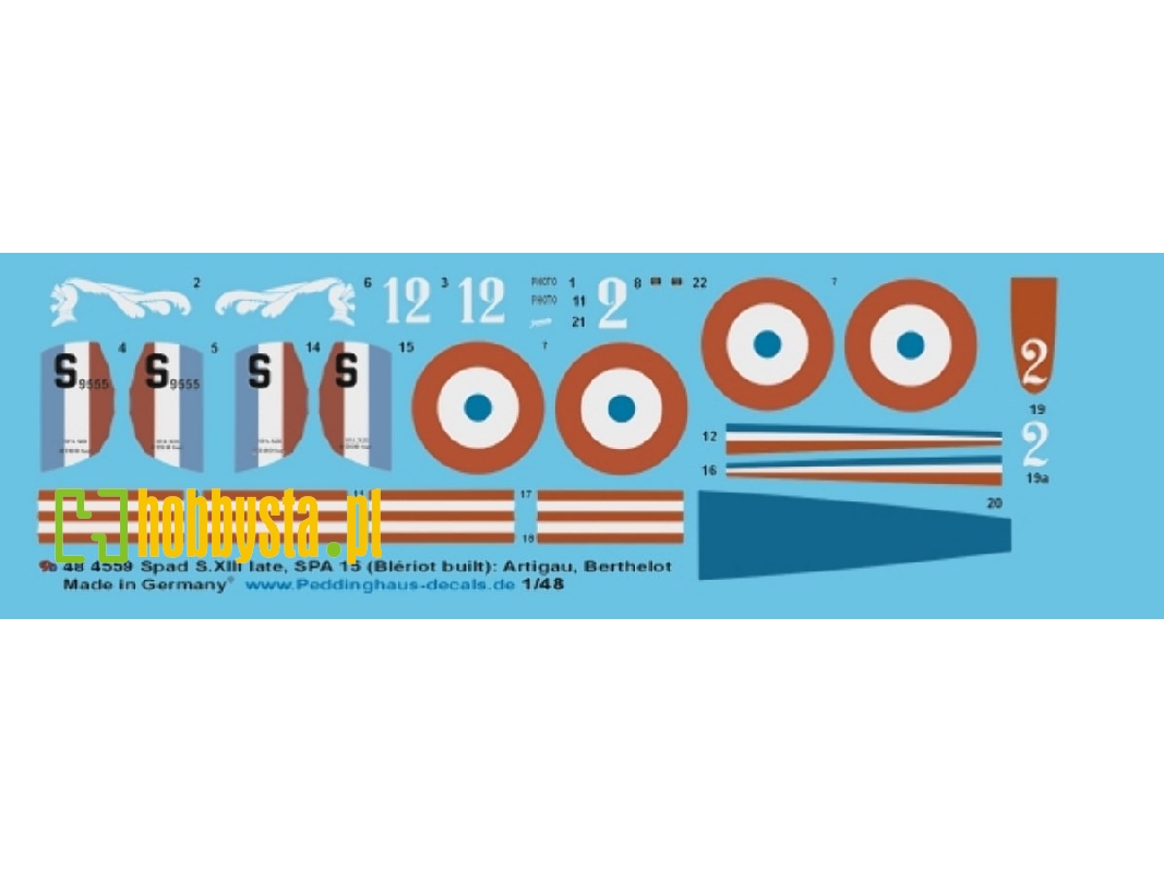 Spad S.Xiii Late, Spa 15 (Blériot Built): Artigau And Berthelot - image 1