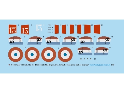 Spad S.Xiii Late, Spa 154 (Blériot Built): Waddington, Gros, Lahoulle And Condemine - image 1