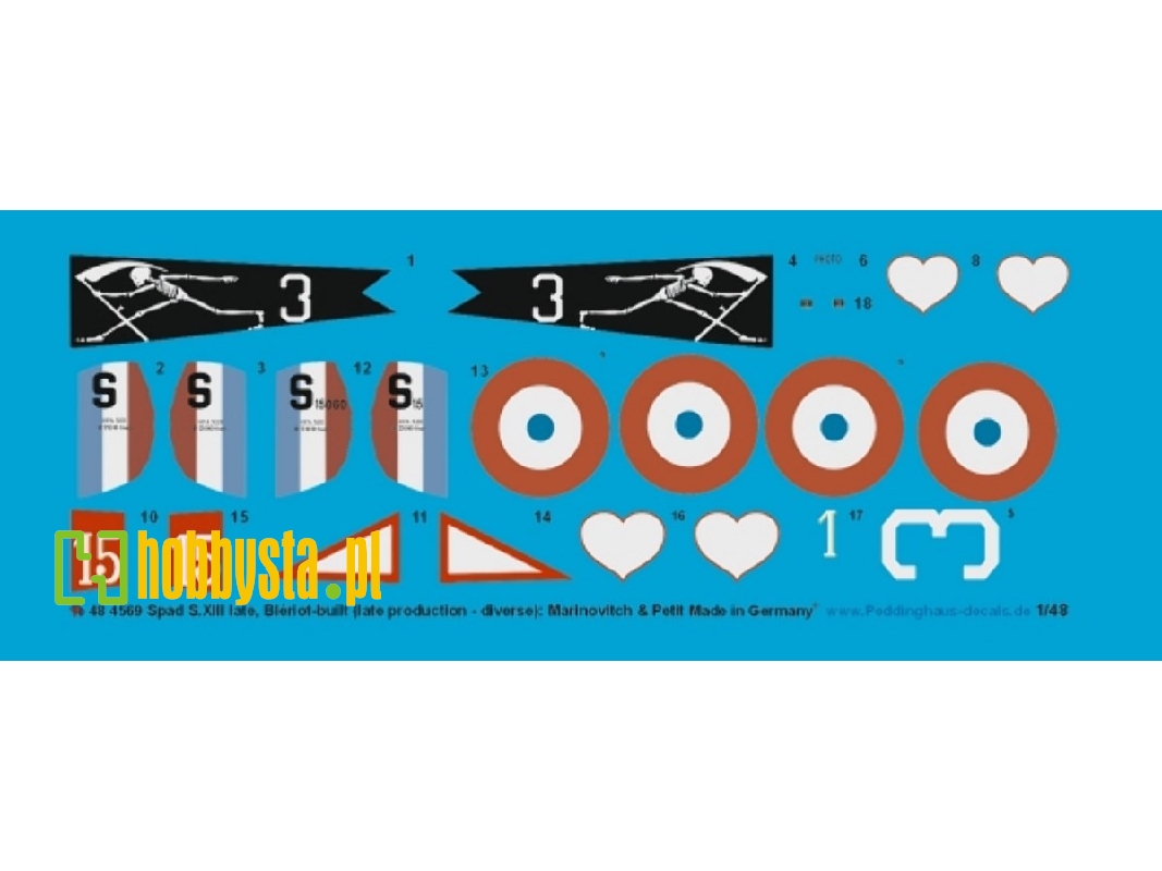 Spad S.Xiii Late, Blériot-built (Late Production - Diverse): Marinovitch And Petit - image 1