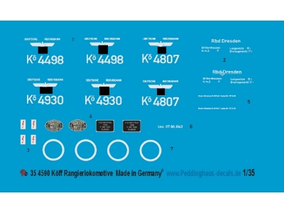 Köff Small Dieselengine Decals - image 1