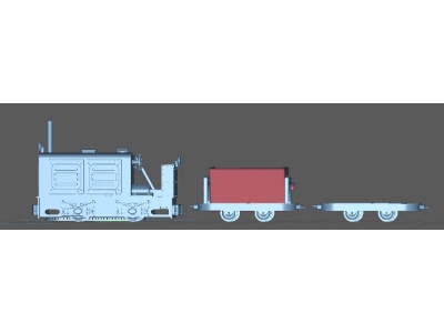 Light Railway (Narrow Gauge) Hf 50 B And 1 Tilting Pipe - image 1