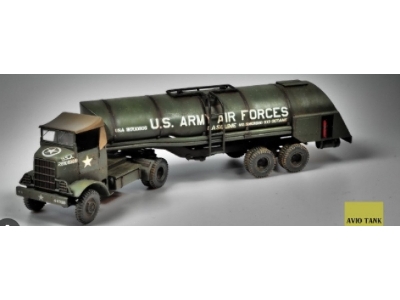 Autocar U-7144 T With Tanker Trailer And Decal Sheet - image 1
