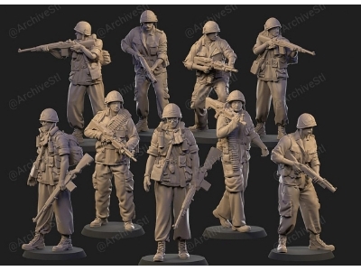 Us Vietnam War Infantry (10 Figures) - image 1