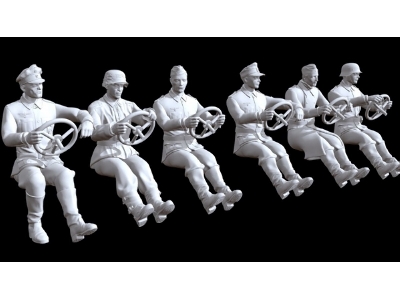 German Driver Figures (6 Figures) - image 1