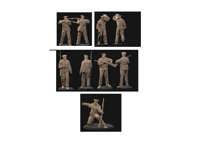 Russian Soldiers Part 1 - Naval Infantry 5 Figures - image 1