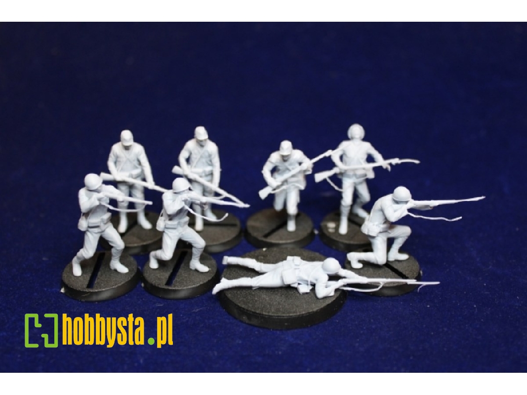 Japanese Wwii Soldiers Attacking - Set 1 (8 Figures) - image 1