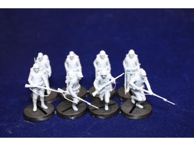 Japanese Wwii Soldiers Attacking - Set 2 (8 Figures) - image 1