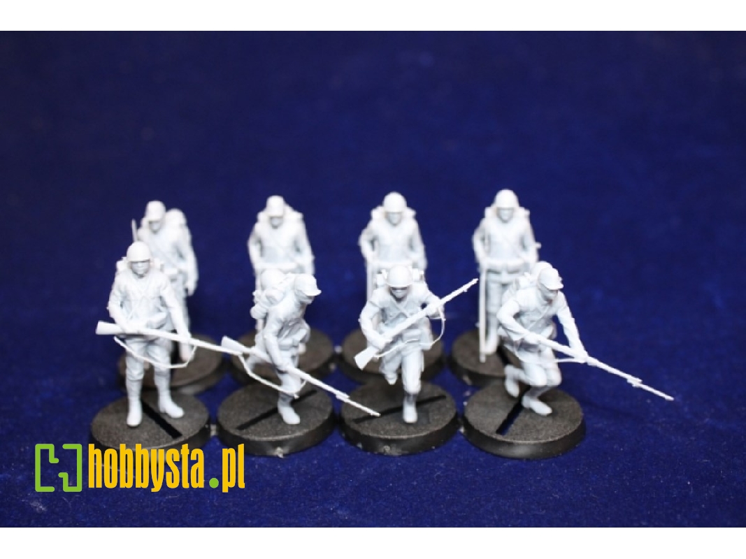 Japanese Wwii Soldiers Attacking - Set 2 (8 Figures) - image 1