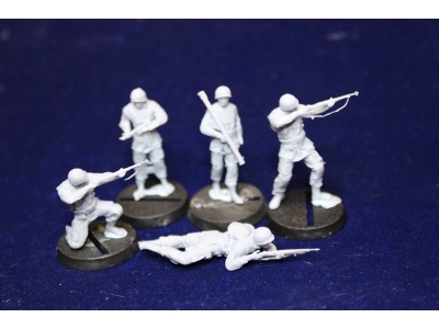 Us Wwii Paratroopers - Carentan 1944 (4 Figures) - image 1