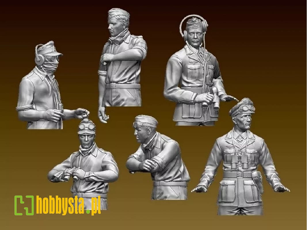 Dak Tank Crew With Rommel Half Figure - image 1