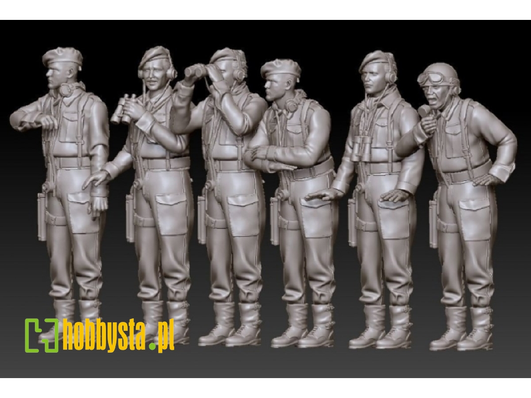 British Wwii Tank Crew (6 Figures) - image 1