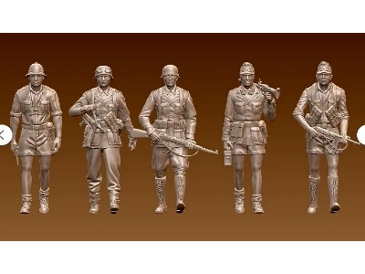 5 Dak Africa Korps Soldiers - image 1