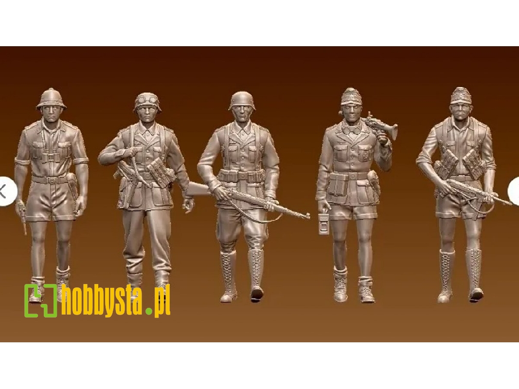 5 Dak Africa Korps Soldiers - image 1