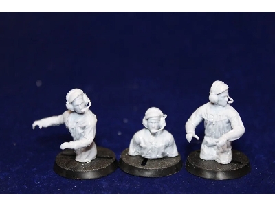 Early Bundeswehr 3 Half Figures Early Tanks M48 - image 2