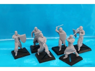 6 Templar Knights Attacking - image 1