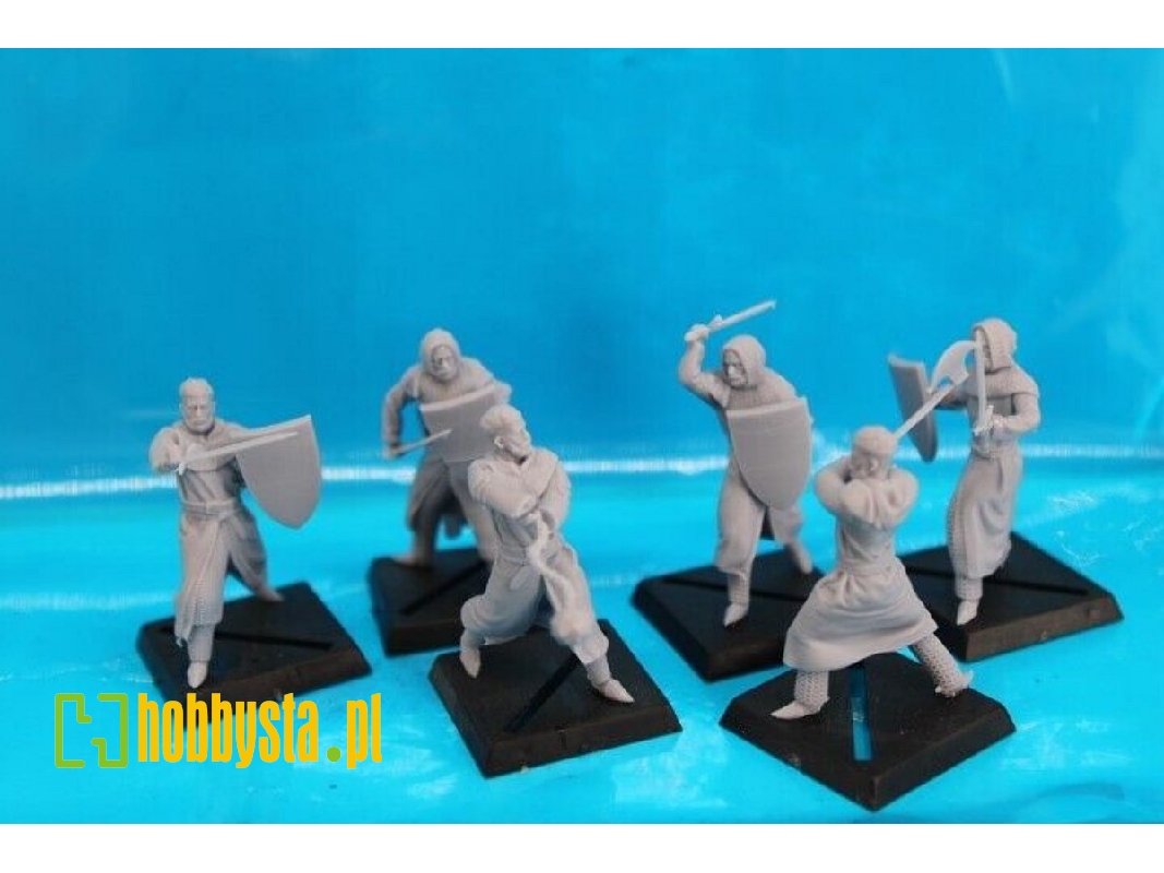 6 Templar Knights Attacking - image 1