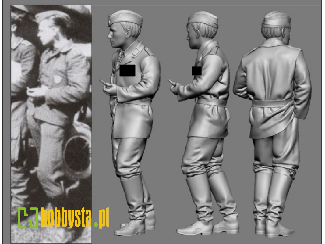 German Wwii Ace In Africa Jg 27 Günther Steinhausen (3d-printed) - image 1